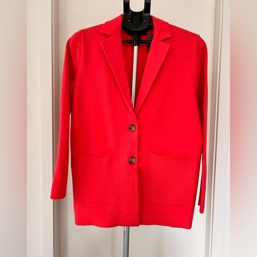 Ann Taylor Vibrant Red Blazer